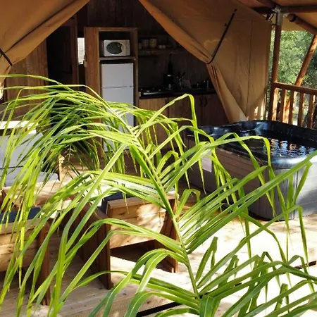 Campeggio Tente Avec Terrasse&jacuzzi Privé - - Api-1-52-1718 *