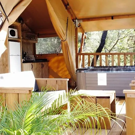 Campeggio Tente Avec Terrasse&jacuzzi Privé - - Api-1-52-1718